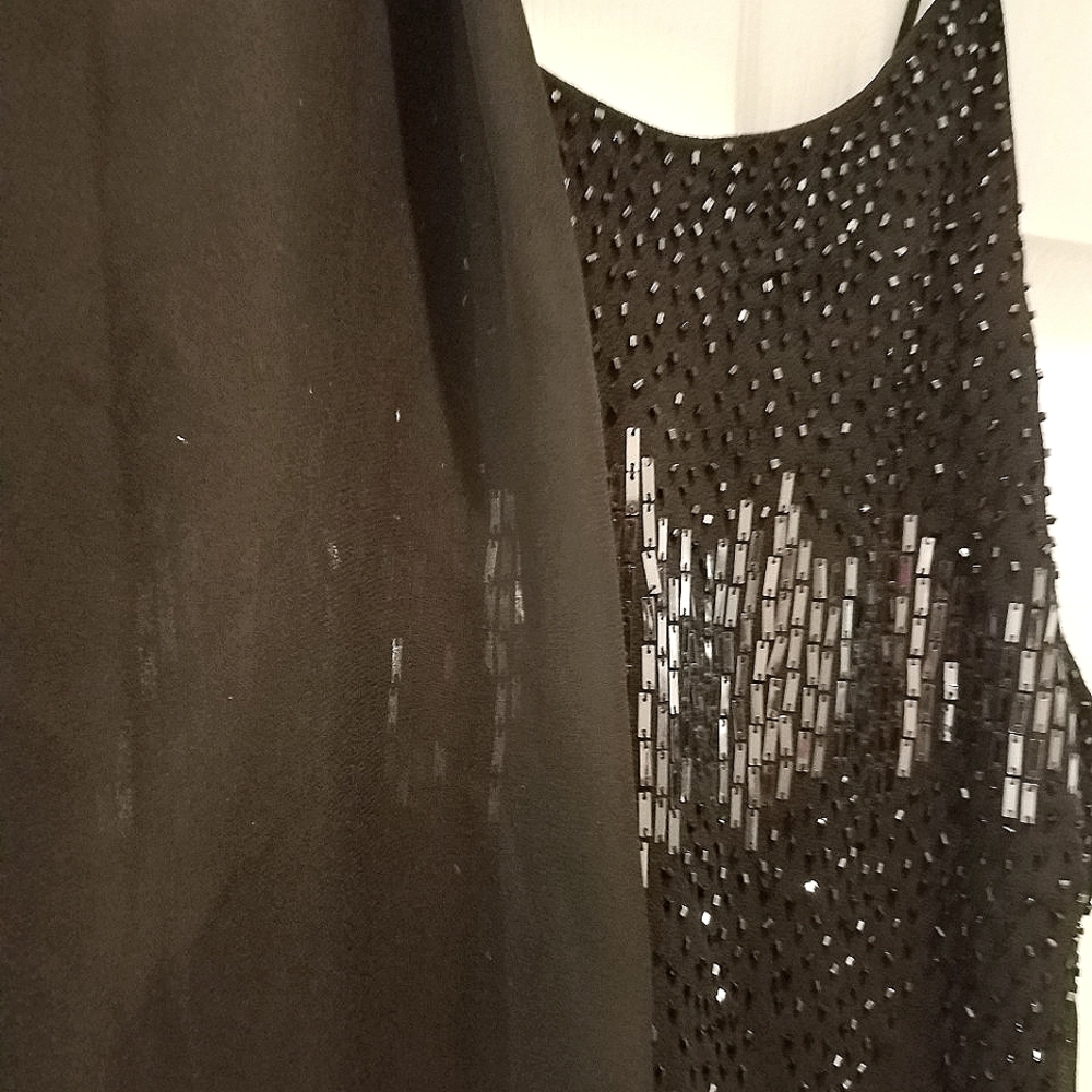 Cachet black maxi spaghetti strap dress - Picture 12 of 14